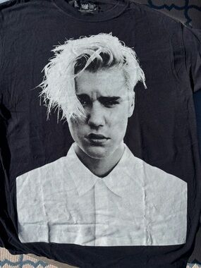 Justin Bieber Black Tee